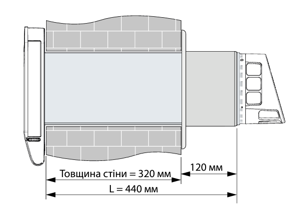 Накладка-компенсатор Вентс НКНВ-120 Бризи 160 0688467576 фото | rekuperatory.com.ua